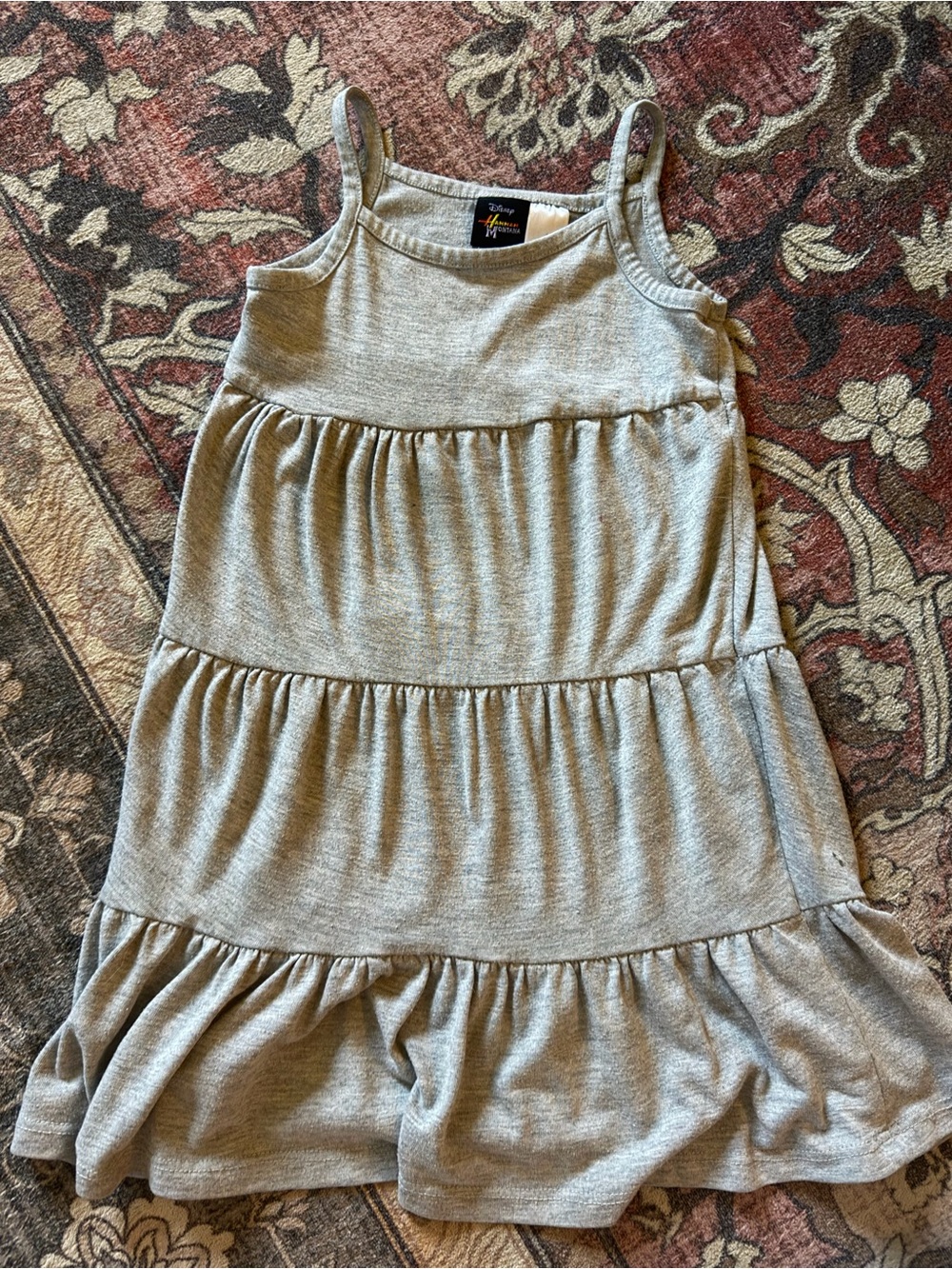 Disney Hannah Montana Light Gray Tiered Tank Dress